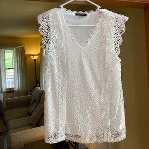 Cable & Gauge lace top